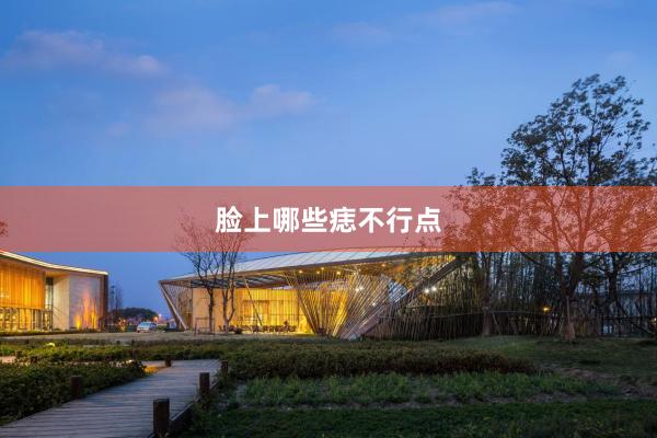 脸上哪些痣不行点