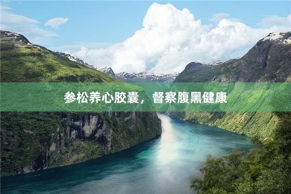 参松养心胶囊，督察腹黑健康