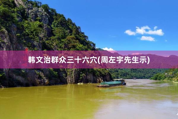 韩文治群众三十六穴(周左宇先生示)